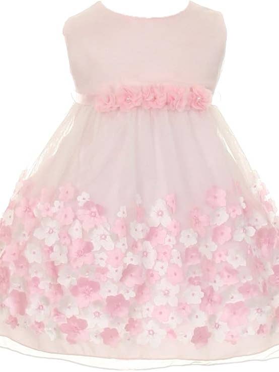 Baby Girls Soft Mesh Flower Sleeveless Easter Dress for wholesale by iGirlDress