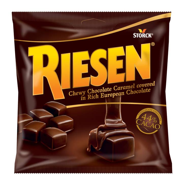 Grandpa Joe's Candy Shop – wholesale Chocolate-covered sweets – Riesen 2.65oz Peg Bag, 12ct