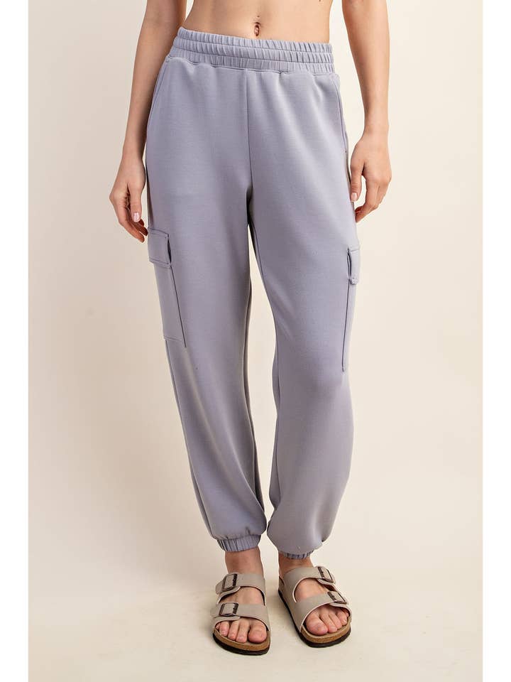 Rae Mode - Wholesale Athletic Sweatpants/Joggers - Women's - MODAL SCUBA CARGO JOGGER PANT