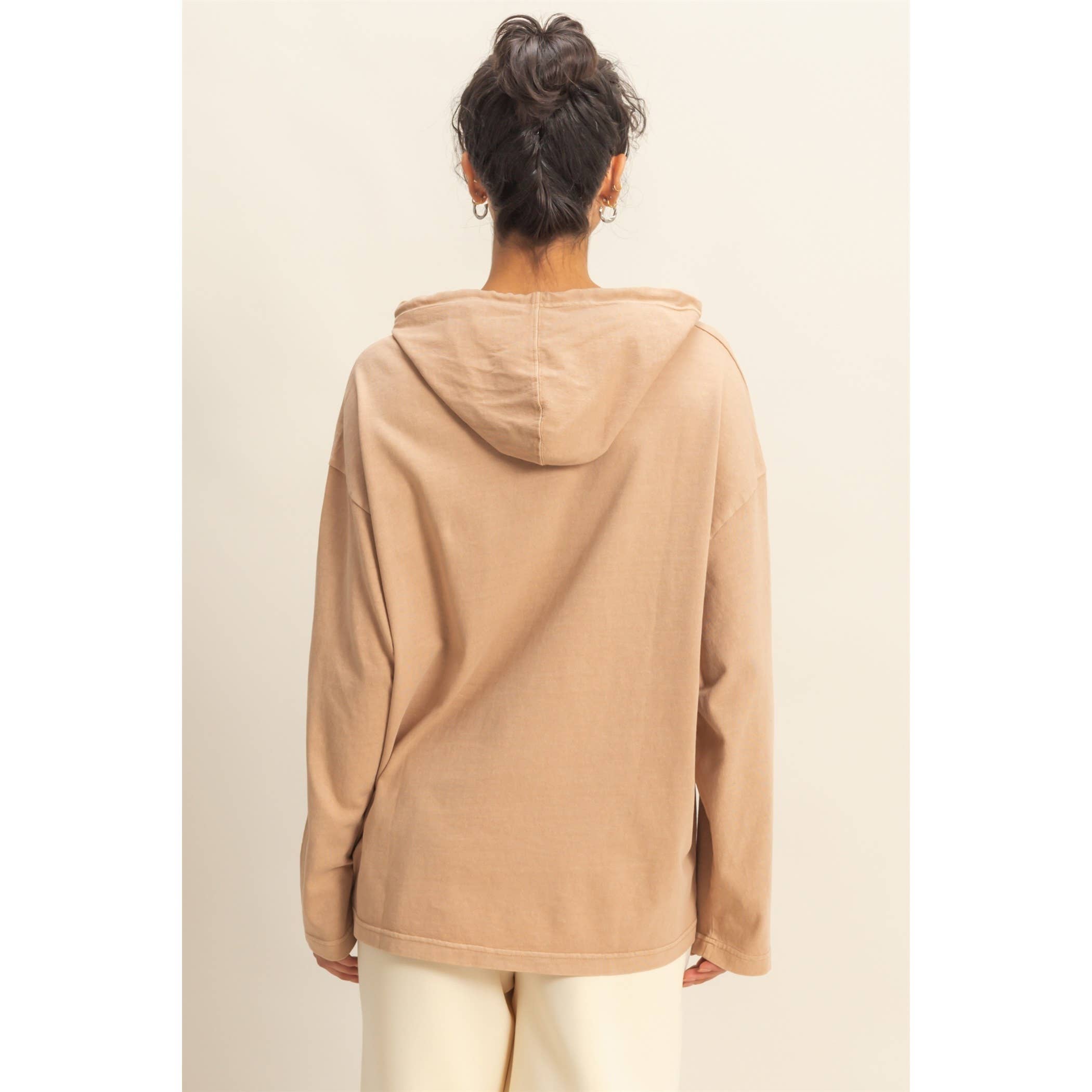 Double Zero – Hoodie – Mulher por atacado – Top de Manga Comprida com Capuz Oversized8