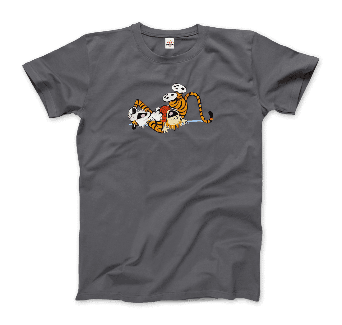 Art-O-Rama Shop - Wholesale Screen Printed T-Shirt - Unisex - Calvin and Hobbes Laughing on the Floor T-Shirt10