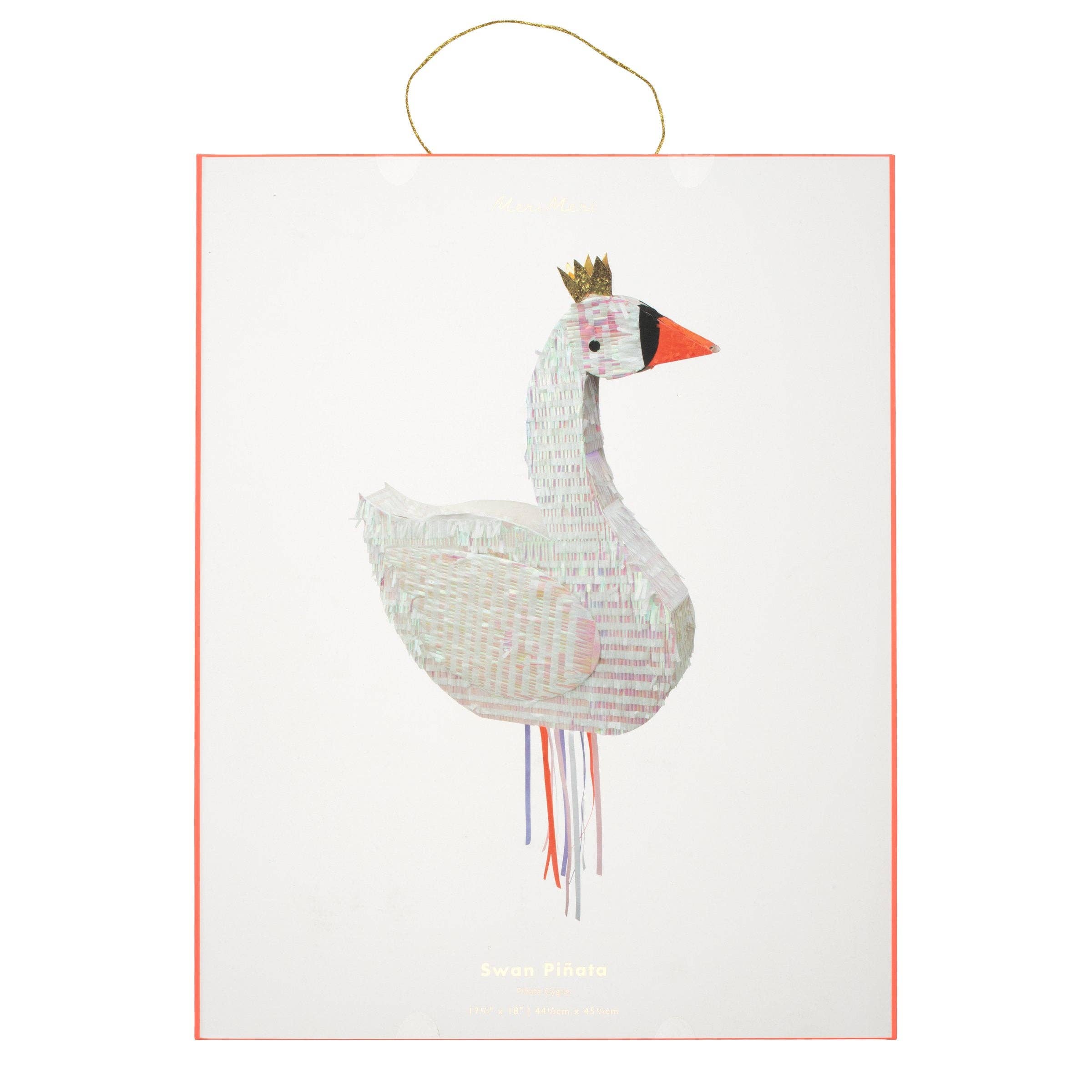 Meri Meri - Vendita all'ingrosso Regalini per gli invitati - Festa del Cigno Piñata1