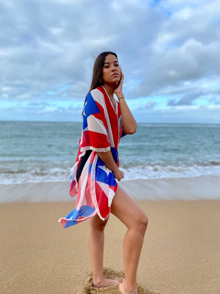 PUERTO RICO BUTTON TUNIC for wholesale by Dorado Accessories