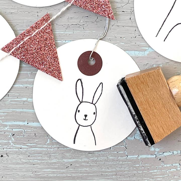 Der kleine Sperling - Wholesale Rubber/Decorative Stamp - Stamp Rabbit | Stamp Forest Animal | Children's Birthday | School Start1