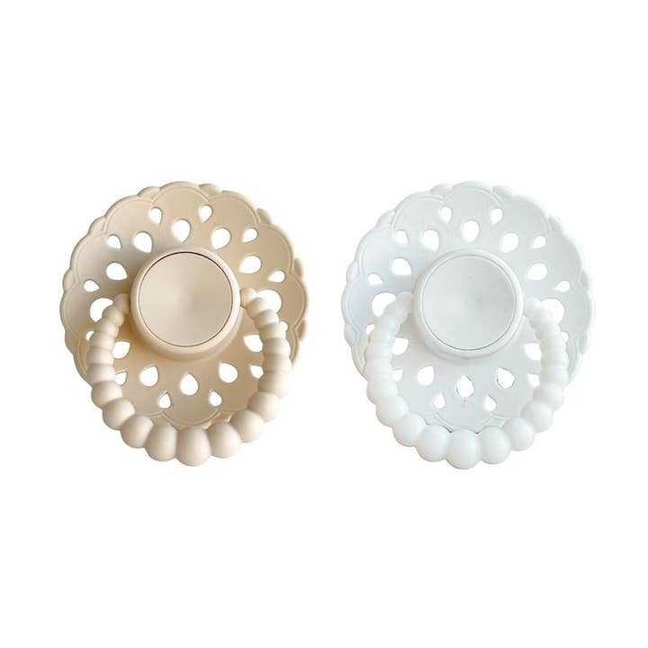 CMC 'Bubble' Dummies Bloom Oatmeal + White for wholesale by CMC Gold