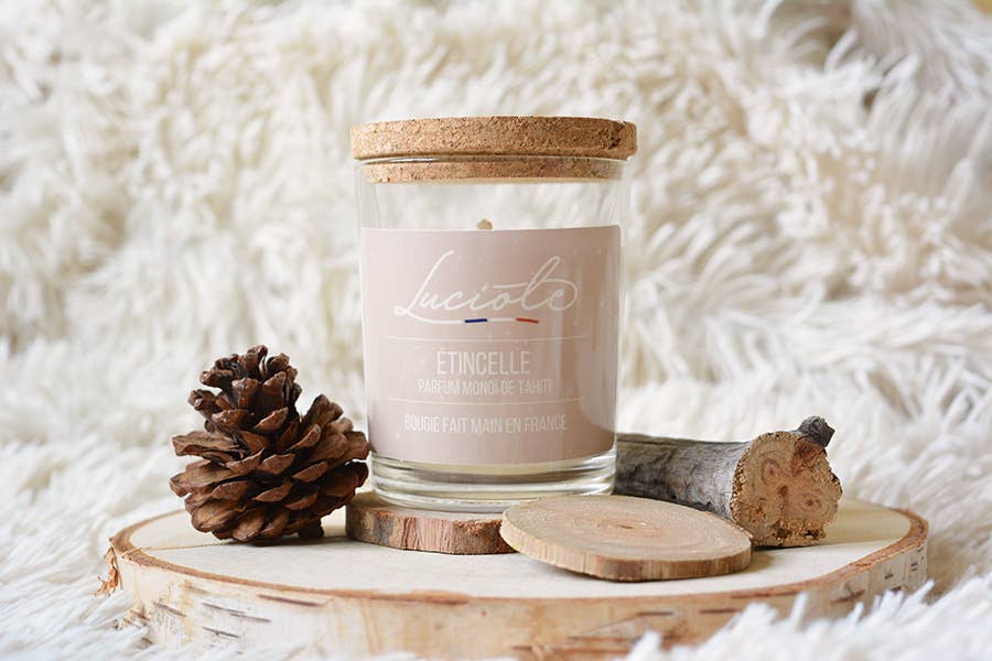 Luciole Bougie - Wholesale Jar/Filled Candle - SCENTED CANDLE SPARKLE TAHITI MONOÏ FRAGRANCE1