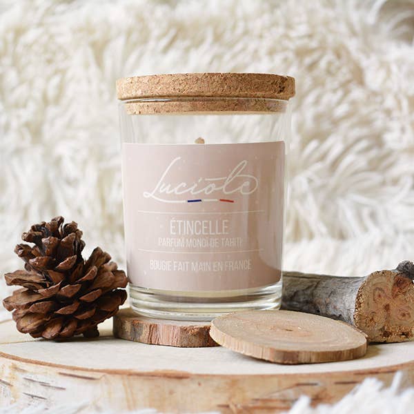 Luciole Bougie – Engroshandel Glaslys – DUFTLYS GLIMT DUFT MONOÏ FRA TAHITI1