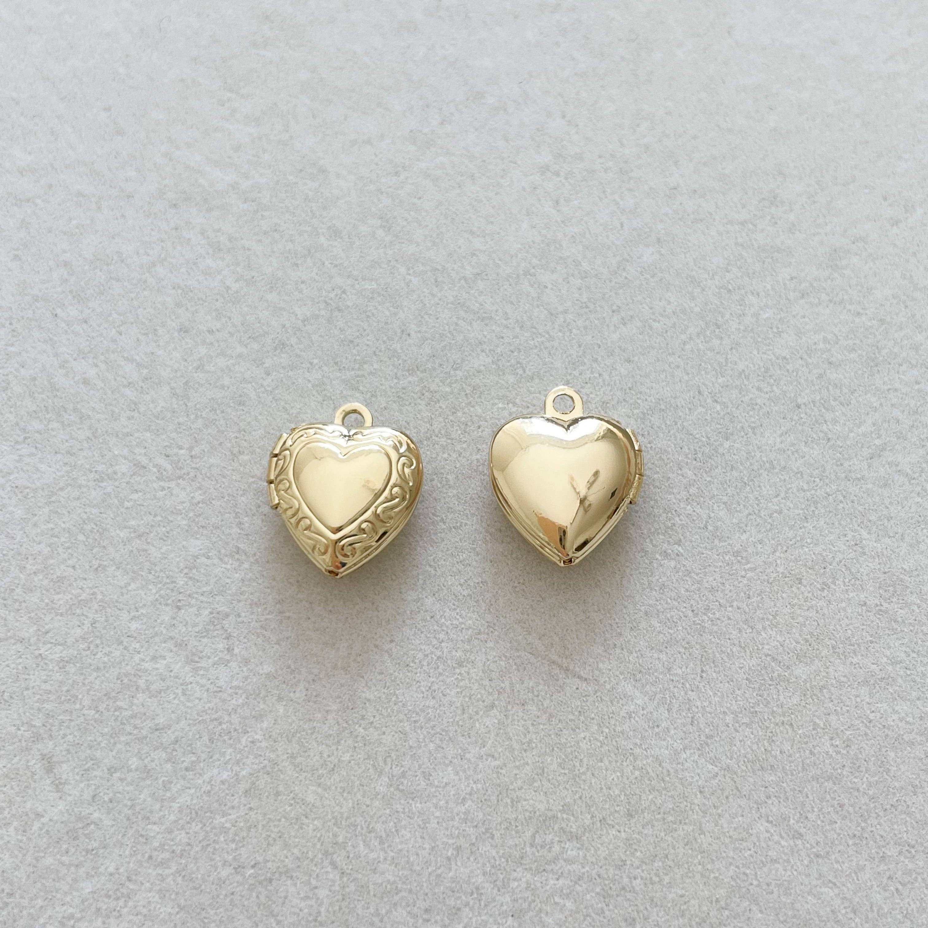 Goldie Charm Bar - Wholesale Individual Charm/Pendant - OPEN LOCKET CHARM1