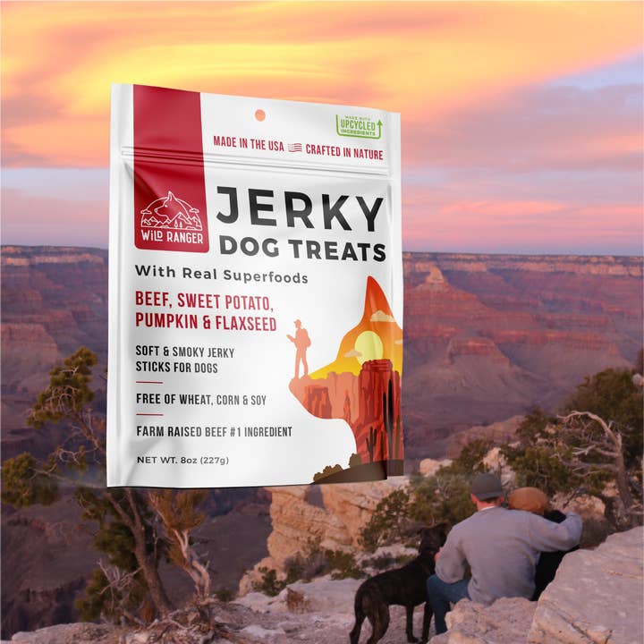 Righteous Felon Craft Jerky - Vente Friandises – chien - Gâteries pour chiens Wild Ranger Beef Jerky (6 carats)2