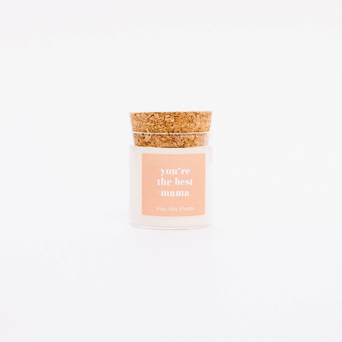 Feu des Fleurs - Wholesale Jar/Filled Candle - You’re the best, mama - 50gr0