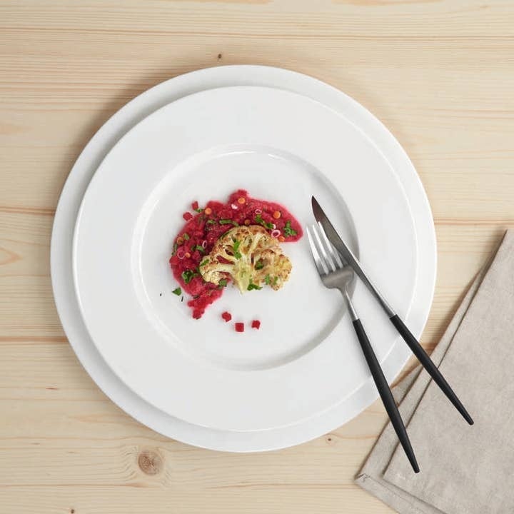 ASA Selection - Wholesale Dinner Plate - À TABLE Fine Bone China Plates Round w/ Rim *2-3MO Lead Time4