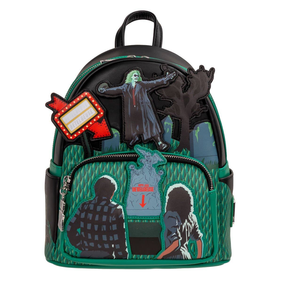 Entertainment Earth - Wholesale Backpack - Kids - Beetlejuice Graveyard GITD Mini-Backpack - EE Exclusive1