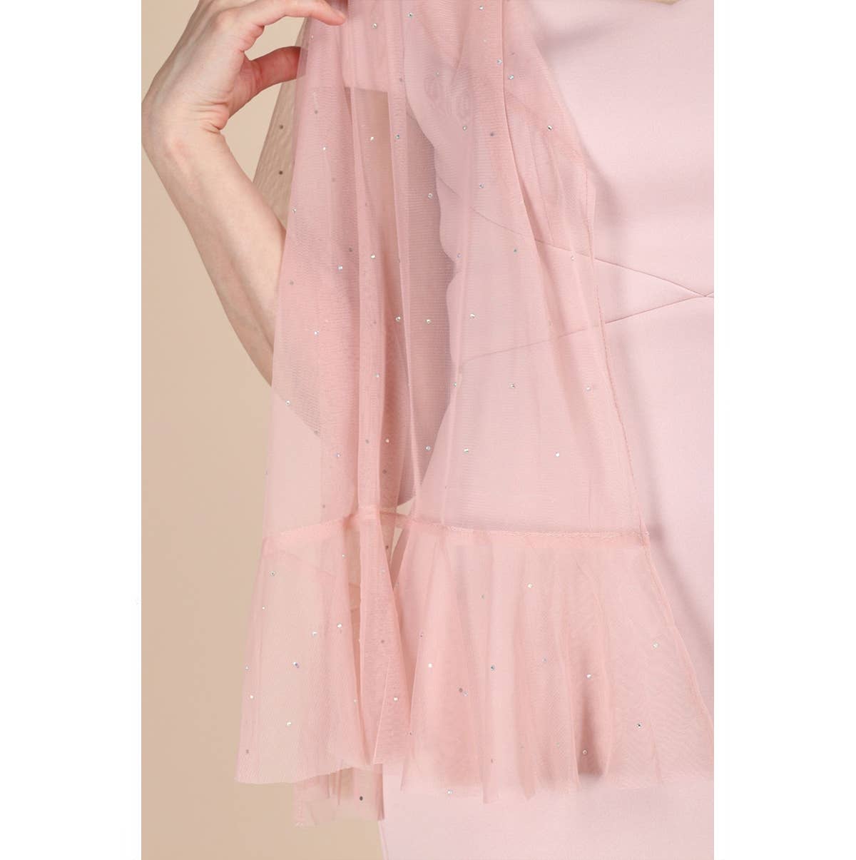 SAACHI - Wholesale Scarf - Women's - Sheer Crystal Scarf2