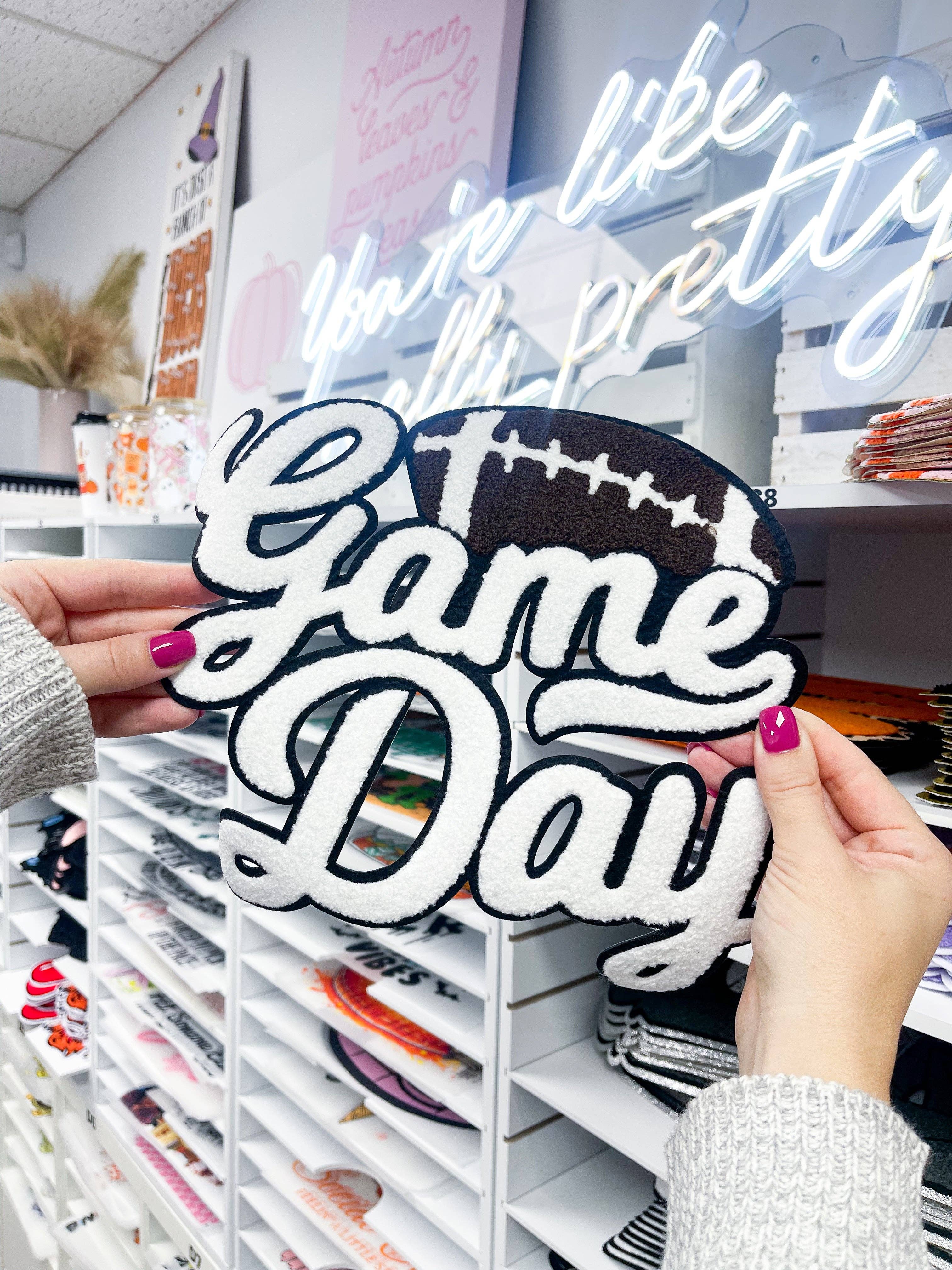 RBA Transfers - Wholesale Patch - Game Day Football Chenille Patch