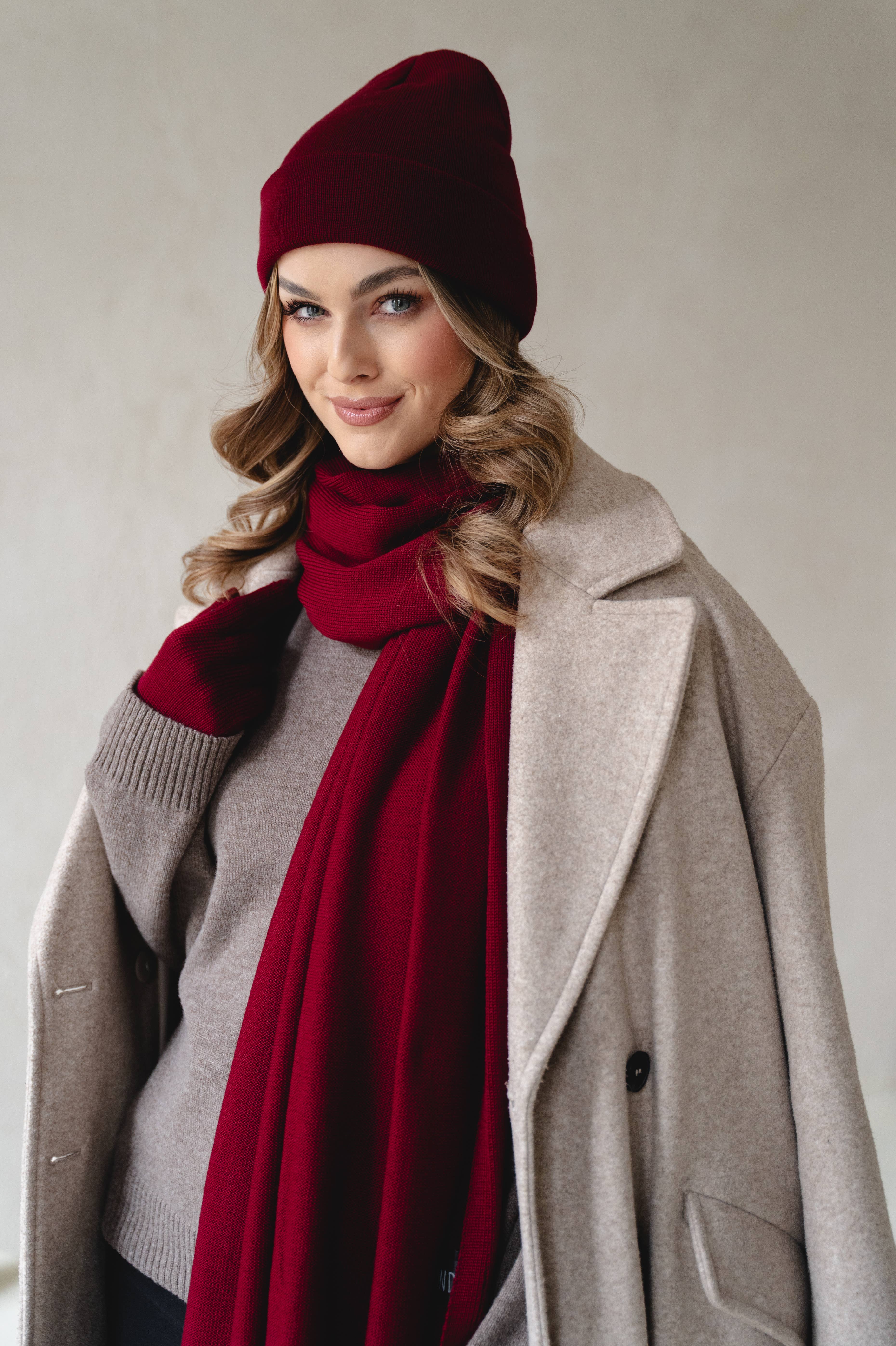 Ander - Vente Bonnet – femme - Bonnet classique NAOMI 100 % laine mérinos TOP SELLER14