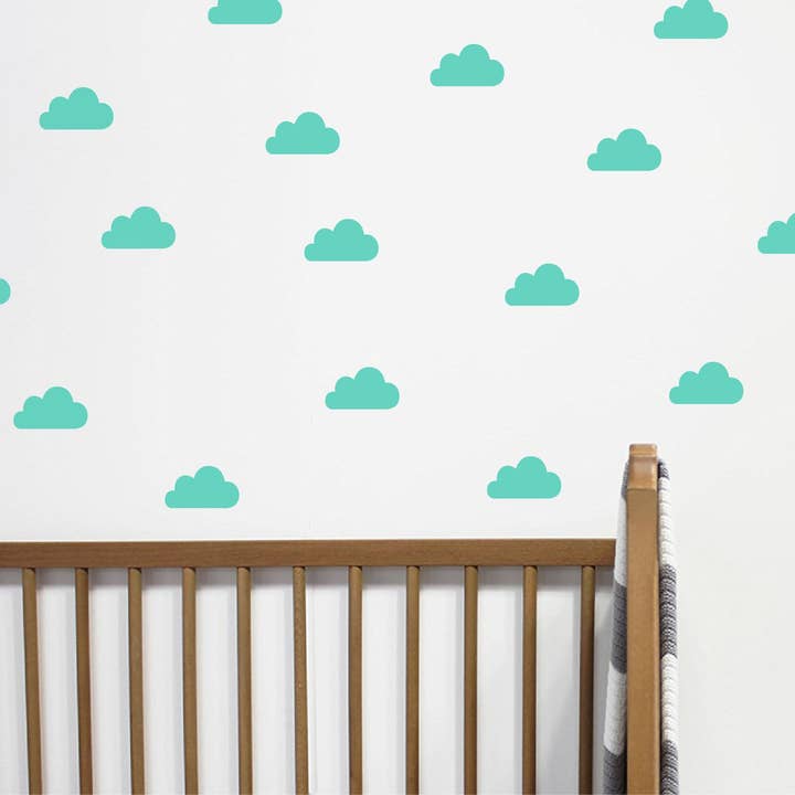 Decals Online – wholesale Wall decal/stickers – Cloud Wall Decals - Vinyl Wall Decals, Nursery Wall Decals, Kids Bedroom Decals, Cute Cloud Wall Stickers, Bedroom Wall Decor2
