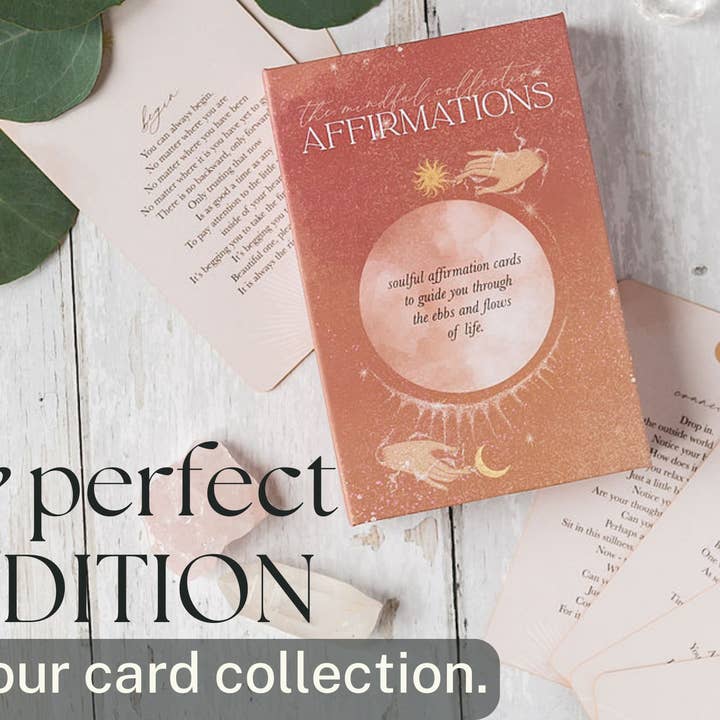 THE MINDFUL COLLECTIVE - Wholesale Tarot Cards - Soulful Affirmation Oracle - 36 Card Deck
