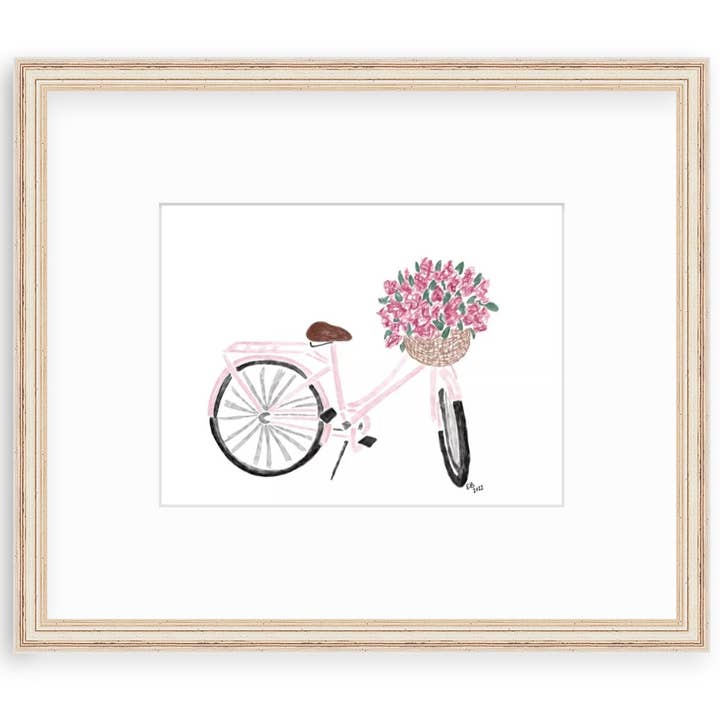 Pink Floral Bike for wholesale by Ethel B Designs