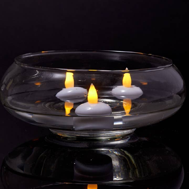 Portofino International Trading, USA - Wholesale Flameless Candle - LED Flameless Floating Tea Light Candle - Pack of 123