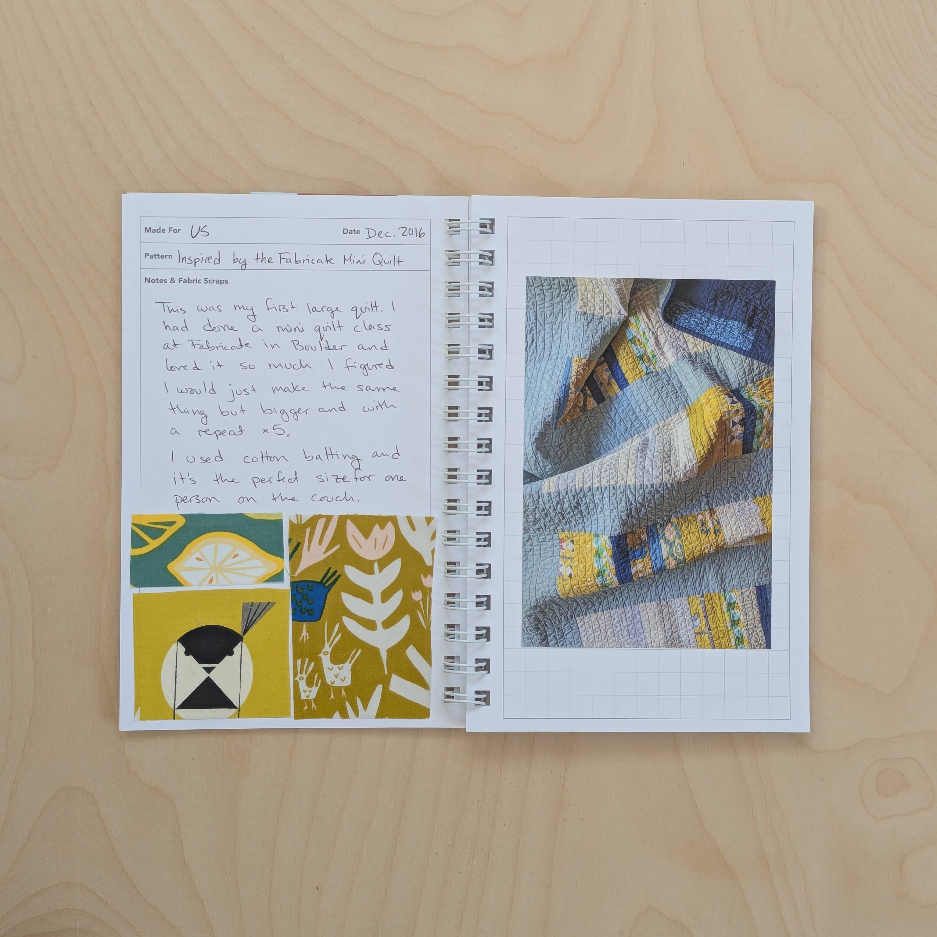 Kohamche – Großhandel Tagebuch – Quilt-Tagebuch3