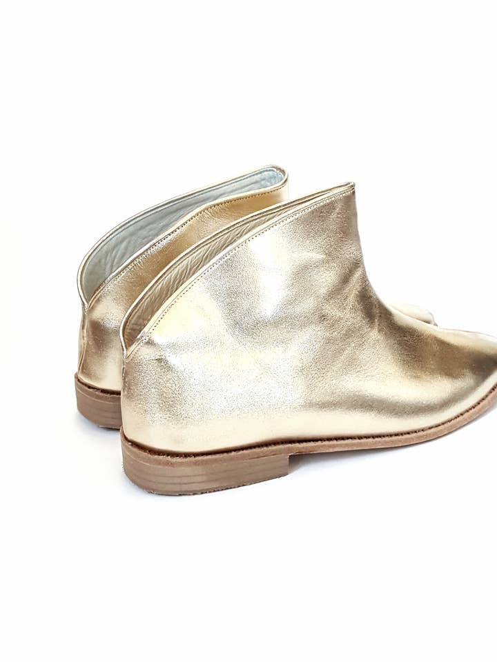 Nidalu Handmade - Wholesale Booties - Women's - Taksim Booties in Gold3