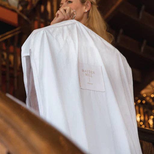 Hayden Hill London – wholesale Garment bag – unisex – Luxury Organic Cotton Garment Storage Bag - Long 58 Inch9