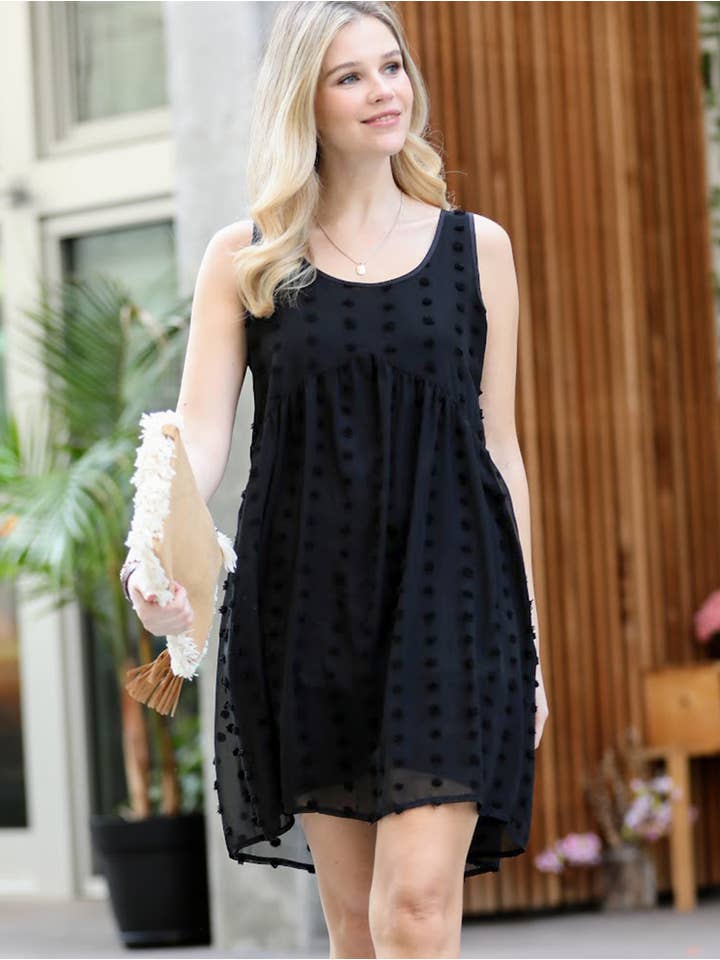 42POPS - Wholesale Dress - Women's - ',,..._ Swiss Dot Babydoll Dress Collection