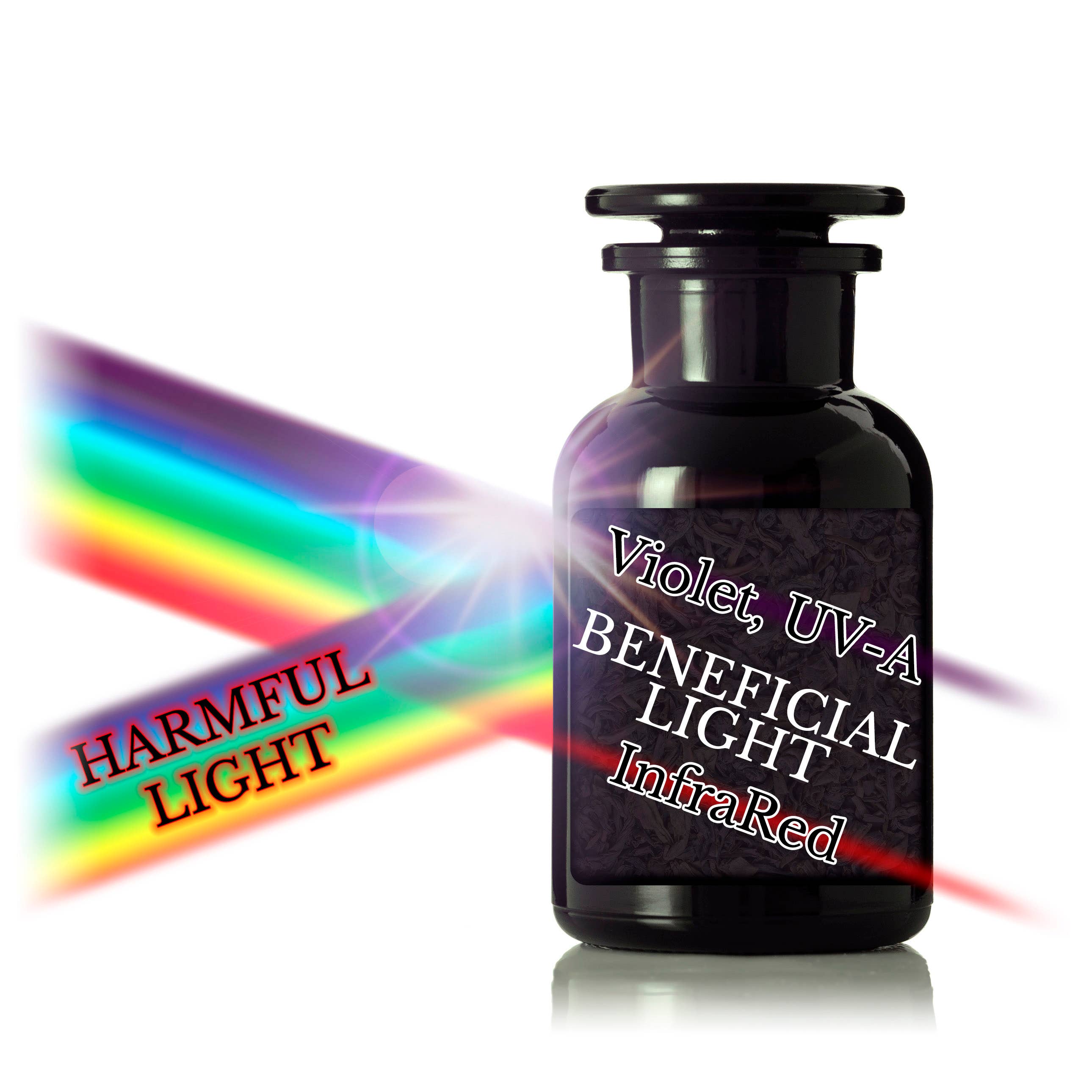 Artanis Home - Wholesale Jar - Customized 500 Ml UV Glass Apothecary Tea Jar - Arch Design2