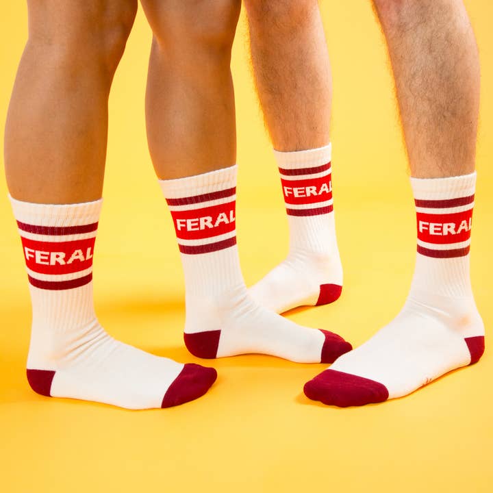 Gumball Poodle - Wholesale Socks - Unisex - Feral Gym Crew Socks