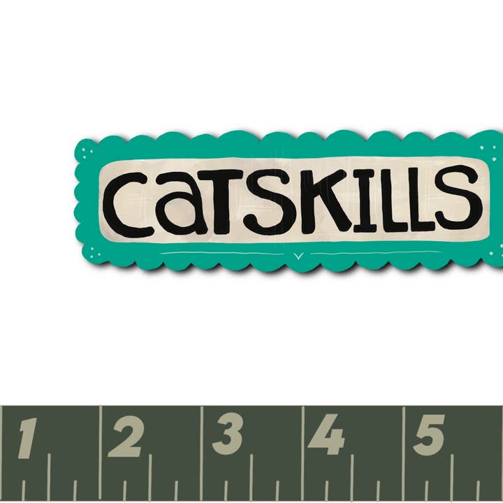 Hudson Illustration Co - About Town Co - Wholesale Sticker - Destination: Catskills New York - Sticker or Magnet1