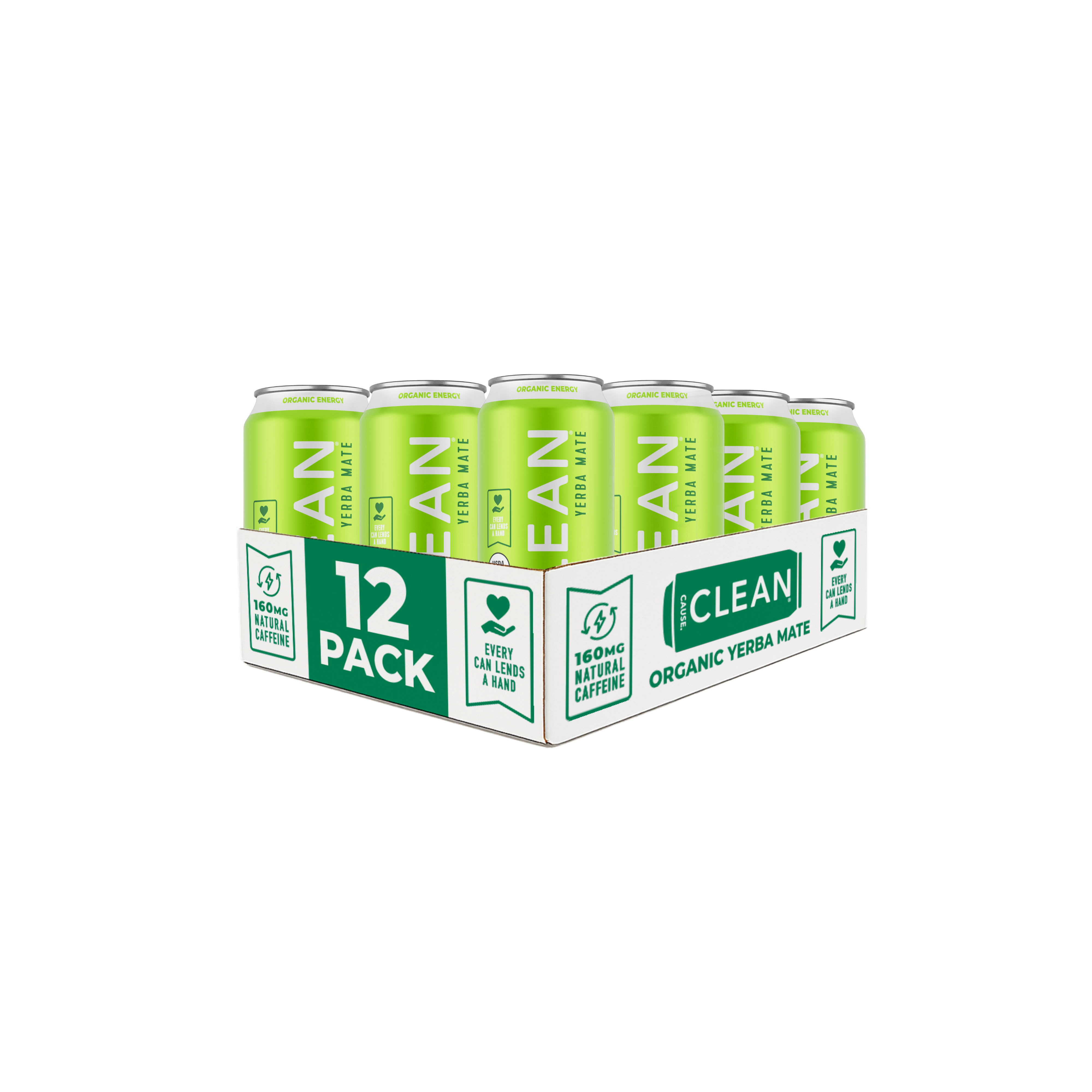 CLEAN Cause - Wholesale Iced Tea - Organic Lemon Lime Sparkling Yerba Mate Tea – 12-pack Cans5