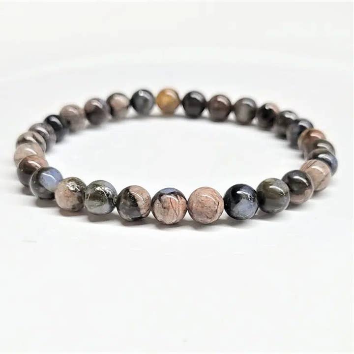 Llanite Beaded Bracelets 6mm for wholesale by The Healing Sanctuary