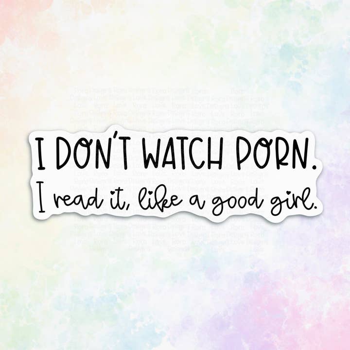 Não vejo, leio livros como um autocolante de boa rapariga por atacado de RoroDesignsLove