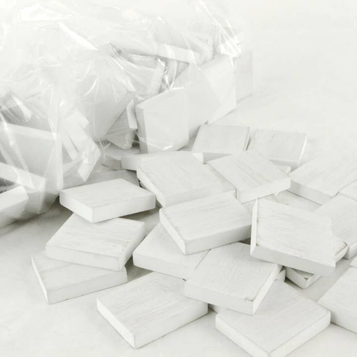 10013 - 1.5x2 Blank Letter Tiles White s/30 LETTERBOARD DIY for wholesale by Devanie At Home (Formerly Adams & Co.)