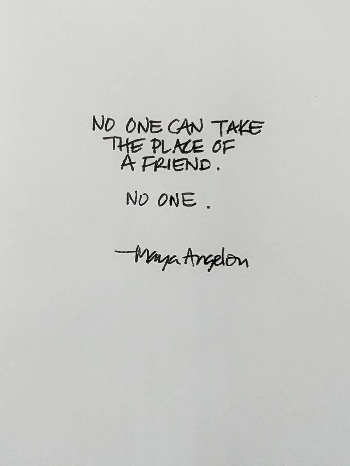 Nessuno può prendere il posto di un amico. per la vendita all'ingrosso da parte di Edie's Cards