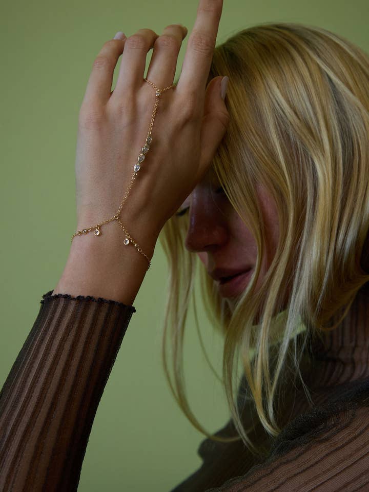 Natallia Hand Chain for wholesale by NAiiA