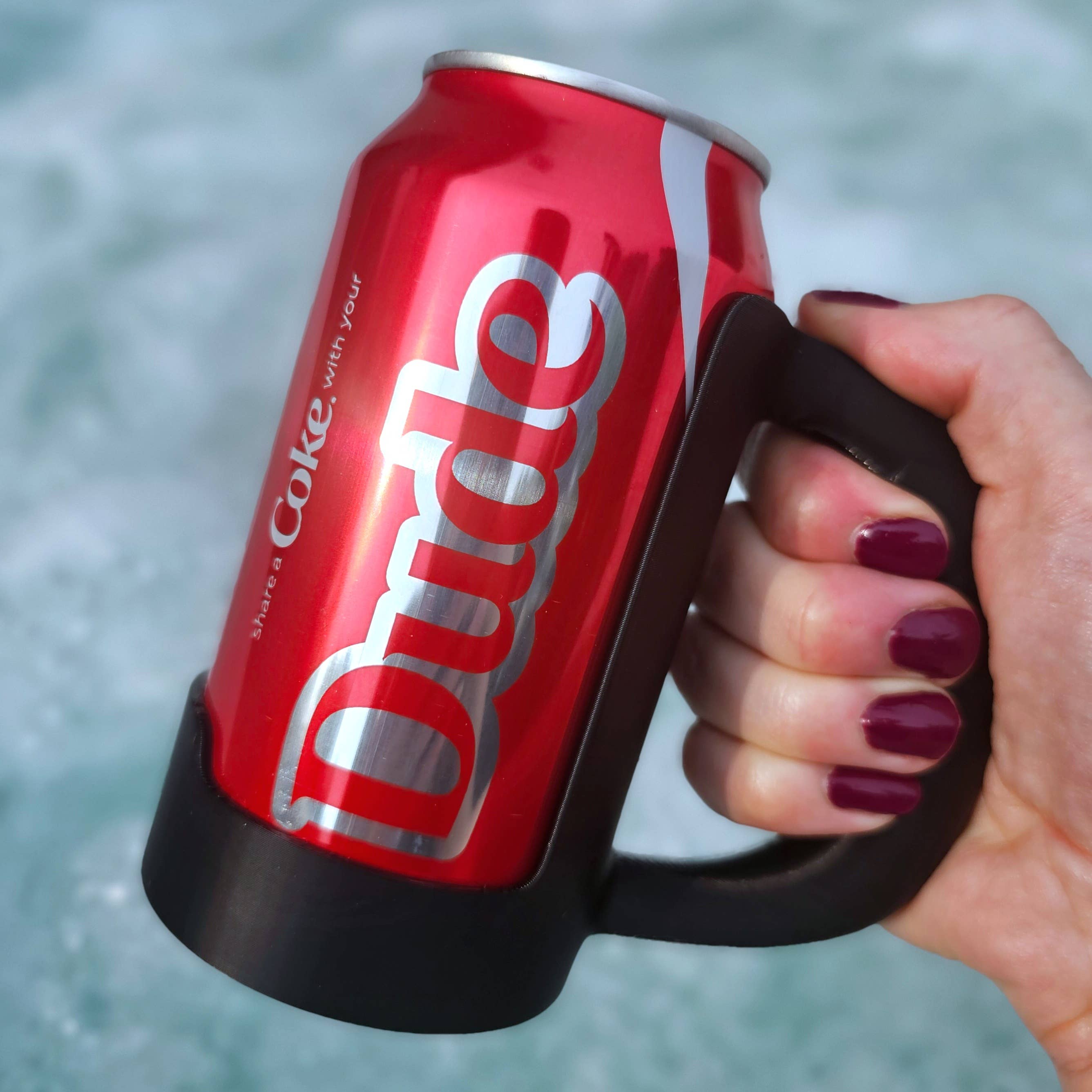 BD Lasers INC. - Wholesale Drink Huggers & Koozies - 12 oz. Standard Can Holder Handle, Soda Pop Holder10