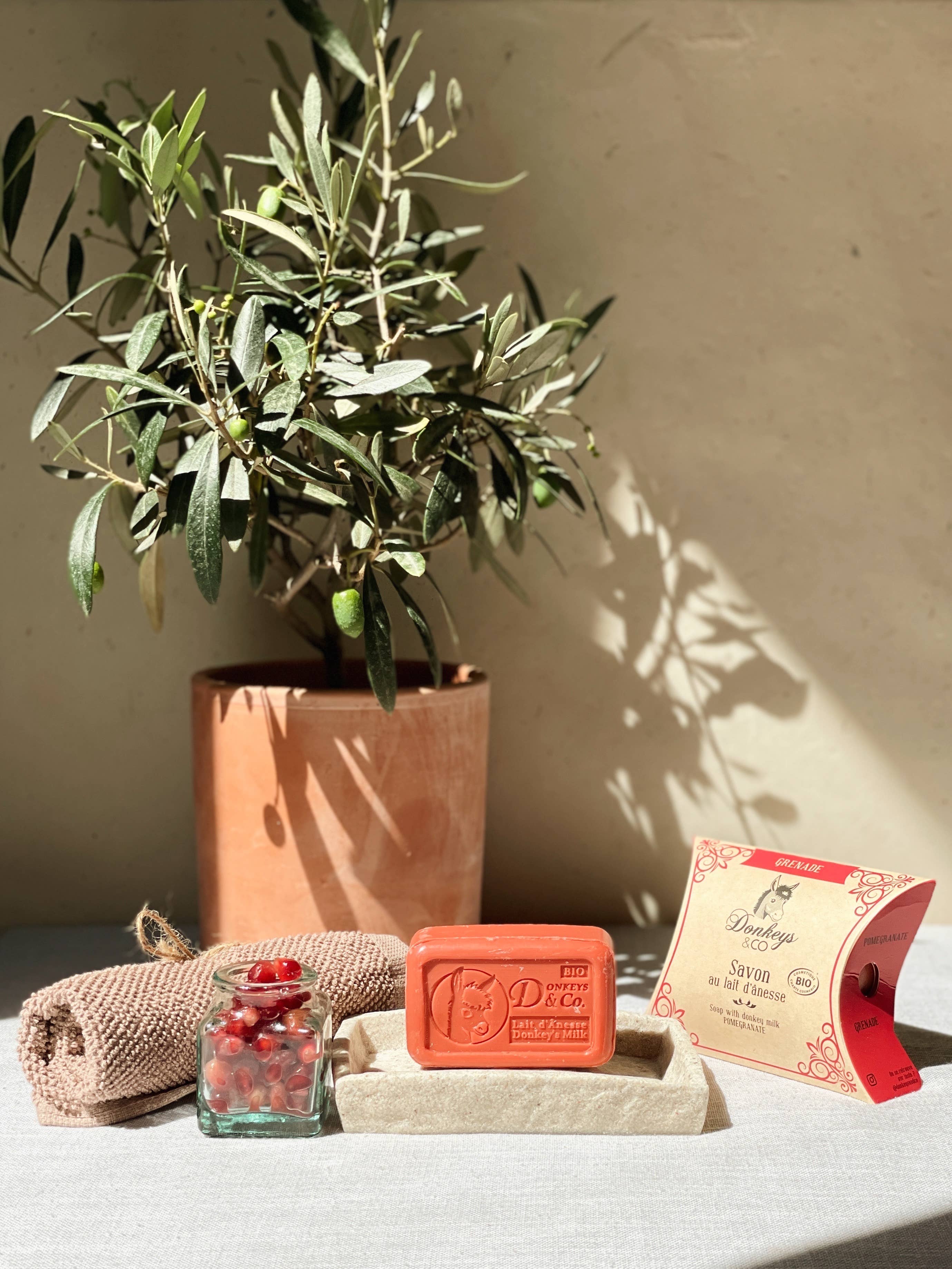 DONKEYS & Co. - Vendita all'ingrosso Saponette - Sapone al latte d'asina Bio Melograno 100g3