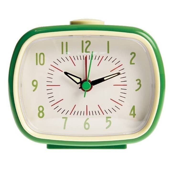 Rex B2B - UK – wholesale Alarm clock – Retro Alarm Clock - Green1
