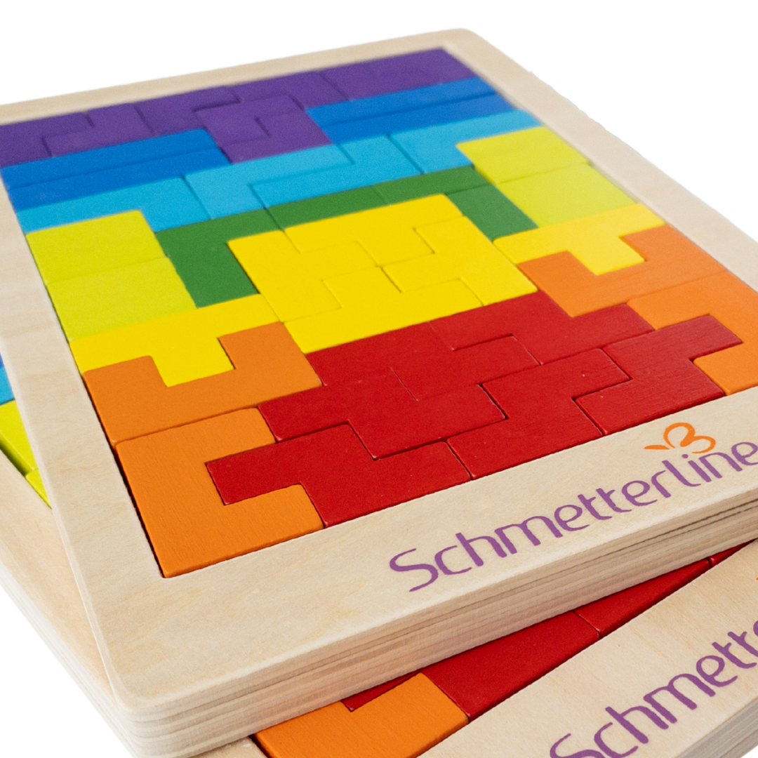EXTASTICKS - Vendita all'ingrosso Puzzle - Bambini - Puzzle in legno Tetris Montessori, gioco STEM per allenare il cervello12