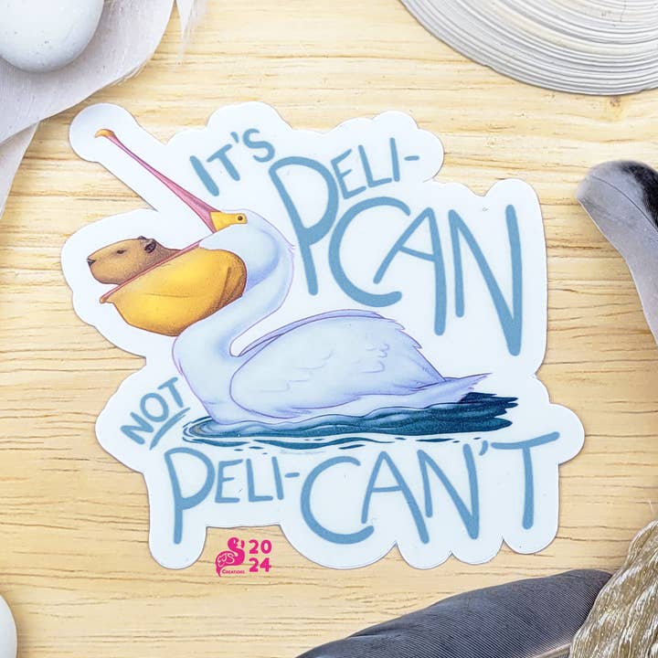 Det er PELI-kan ikke Peli-Can't Vinyl klistermærke for engroshandel hos EJS Creations