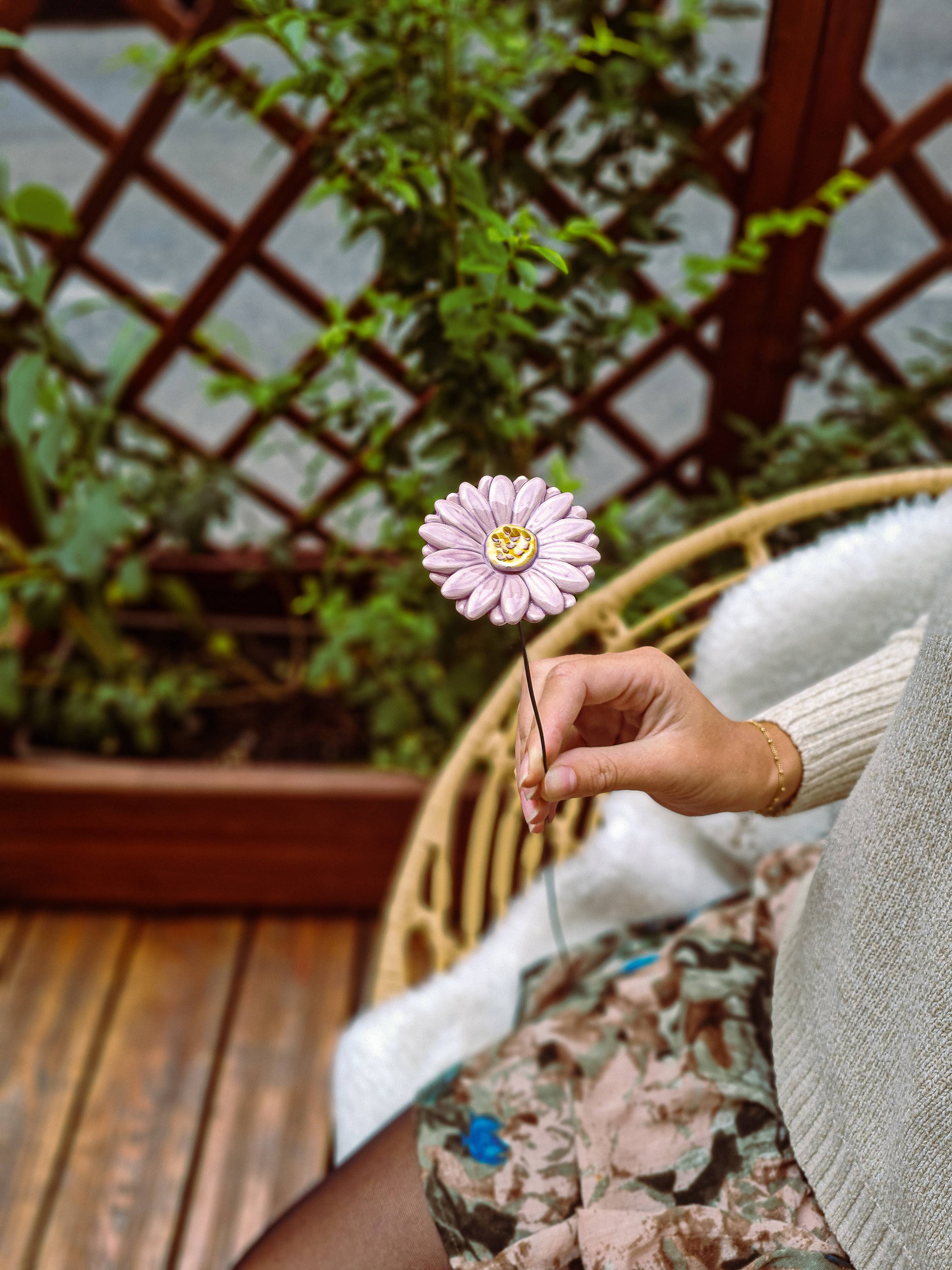 NaturoTheke – wholesale Artificial flowers – Gerbera diameter approx. 5 cm | 39 cm stem40