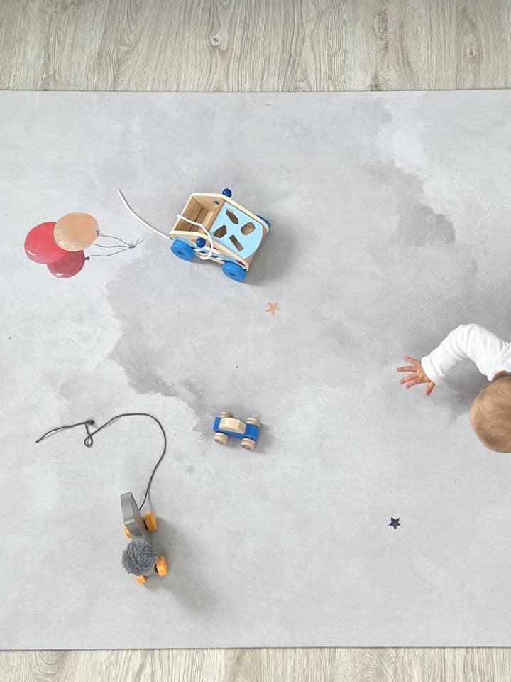 Tappeto in gomma naturale Prime Baloon Dream Big per la vendita all'ingrosso da parte di Gugu the Hero