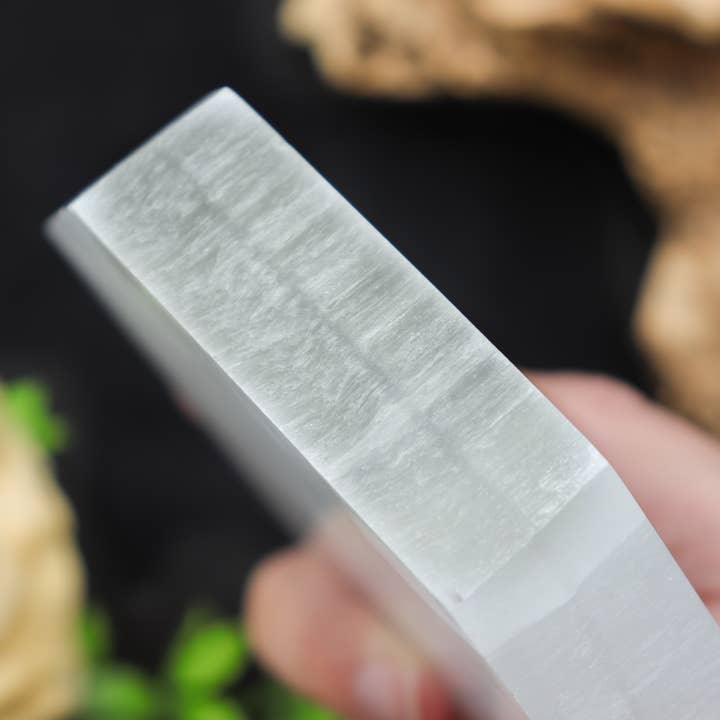 Natures Artifacts Inc - Wholesale Crystal Charging Plate - Selenite Hexagon Crystal Charging Plate | Moroccan Selenite4