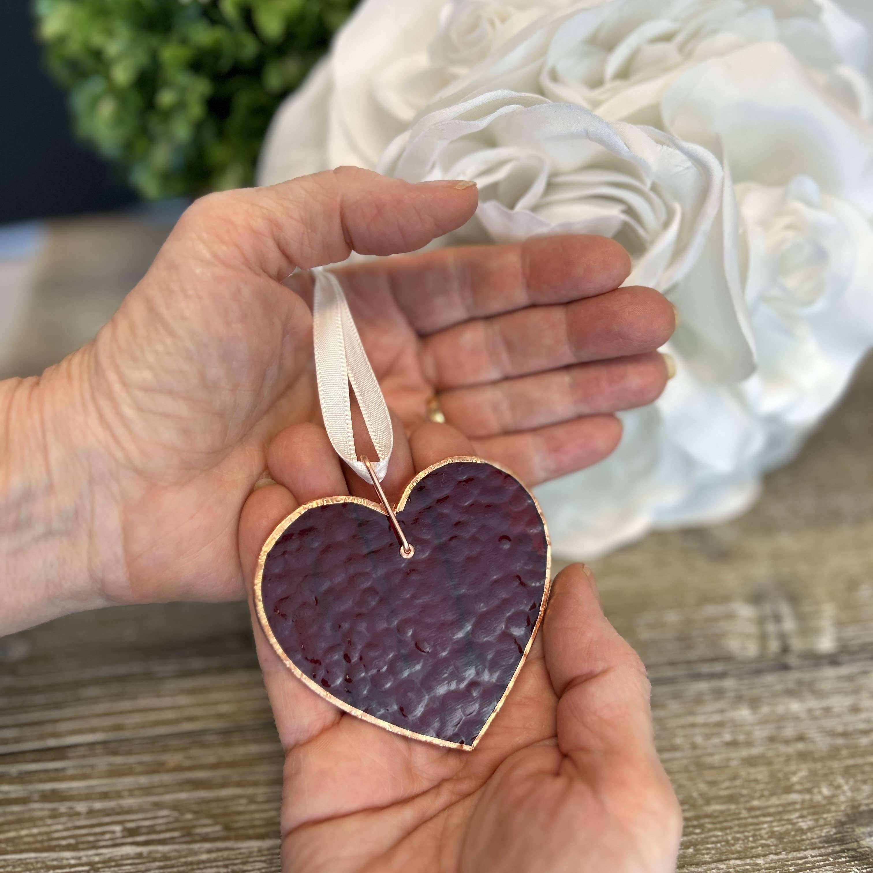 The Grandparent Gift Co. Inc. - Vente Objets de décoration - Pour les parents le jour du mariage : USA Glass Wedding Heart 77355