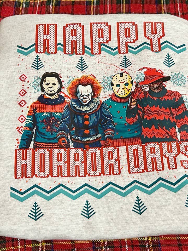 Happy Horror Days Sweatshirt for wholesale by the distressed darlin