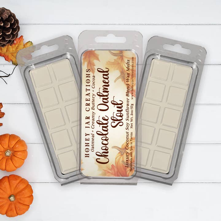 Chocolate Oat | Luxury Fall Aroma | Premium Home Wax Melts for wholesale by Honey Jar Creations