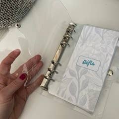 Les Créas de Malou - Wholesale Planner - Budget Challenges A6 Envelopes Binder - Green Leaves1