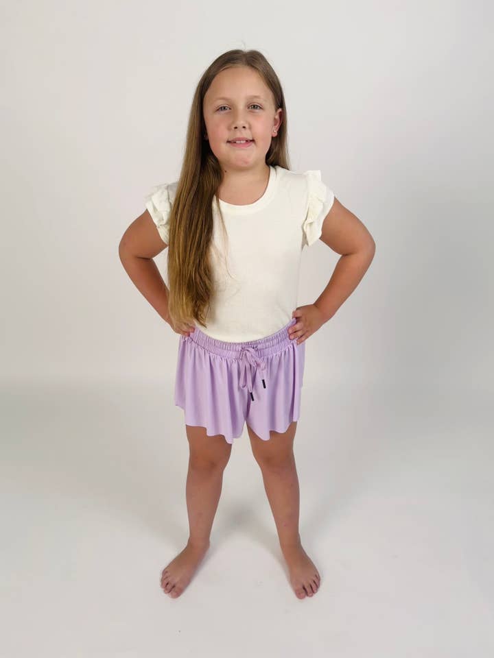 My Petite & Me - Wholesale Athletic Dress - Kids - Girl's Flowy Butterfly Shorts With Mommy & Matching Option8