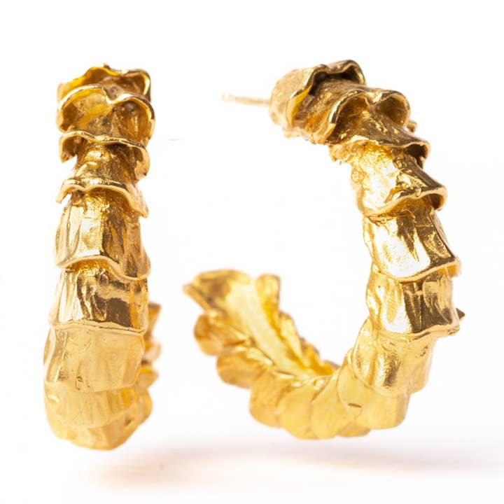 Sevilla gold hoops for wholesale by Hissia
